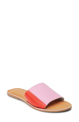 BEACH BY MATISSE Bonfire Slide Sandal in Pink/Red 