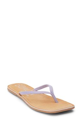 BEACH BY MATISSE Bungalow Flip Flop in Lavender Lizard 