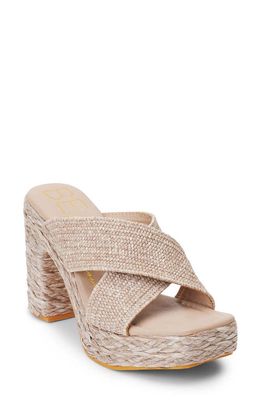 BEACH BY MATISSE Caravan Platform Sandal in Taupe 