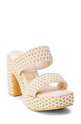 BEACH BY MATISSE Gem Platform Sandal in Natural Multi