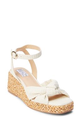 BEACH BY MATISSE Ibiza Ankle Strap Platform Wedge Sandal in Ivory 