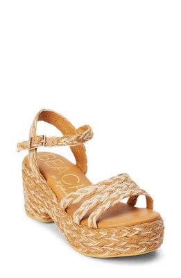 BEACH BY MATISSE Mykonos Platform Sandal in Tan