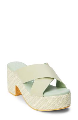 BEACH BY MATISSE Nellie Platform Sandal in Sage