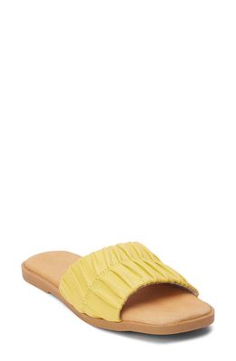 BEACH BY MATISSE Viva Slide Sandal in Yellow