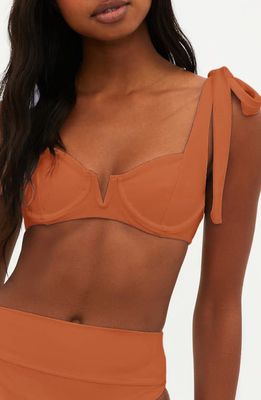 Beach Riot Blair Underwire Bikini Top in Carmel 