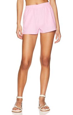BEACH RIOT Tia Short in Pink