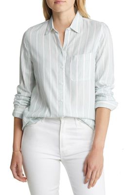 beachlunchlounge Charley Button-Up Shirt in May Emerald