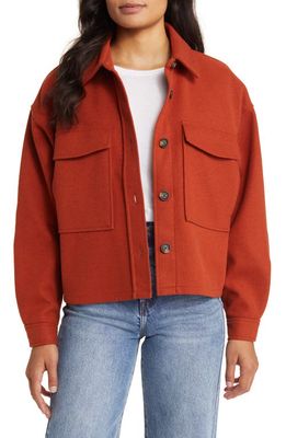 beachlunchlounge Double Face Crop Jacket in Picante
