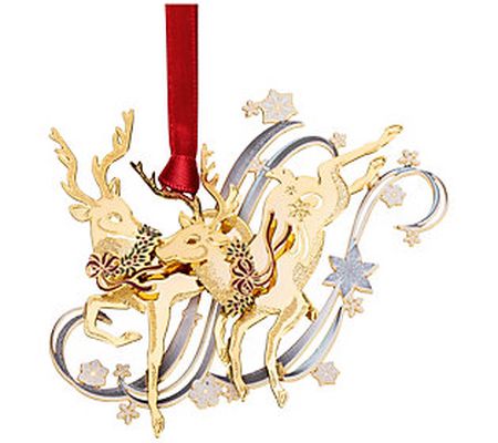 Beacon Design Frolicking Reindeer Ornament