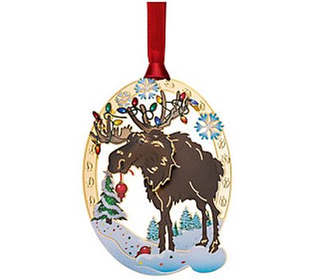 Beacon Design Holiday Moose Ornament