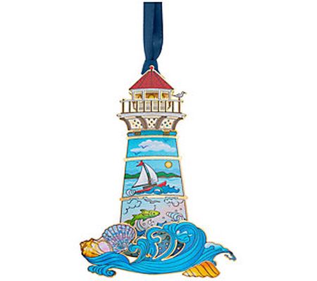 Beacon Design Lighthouse Sea Scape Ornament