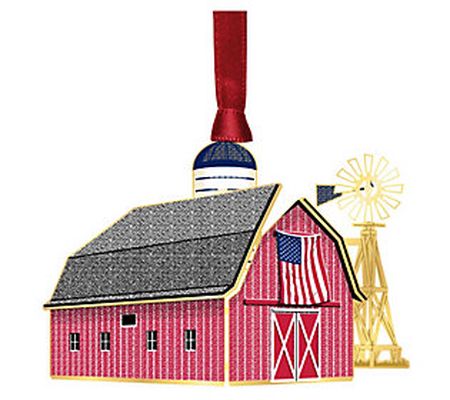 Beacon Design's Americana Barn Ornament