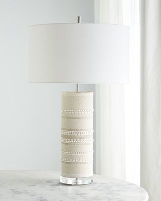 Beaded Column Table Lamp