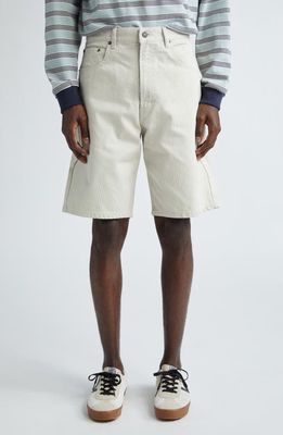 BEAMS Corduroy Shorts in Oyster 05 