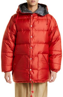 BEAMS Expedition Down Parka in 35 Red