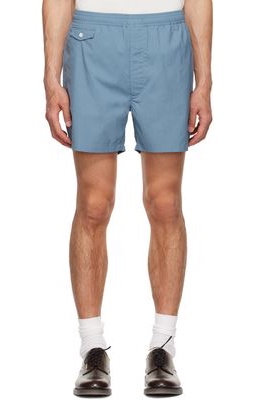 BEAMS PLUS Blue Polyester Swim Shorts