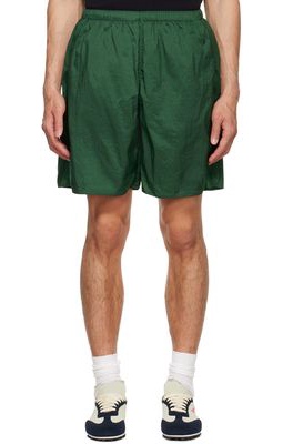 BEAMS PLUS Green Nylon Shorts