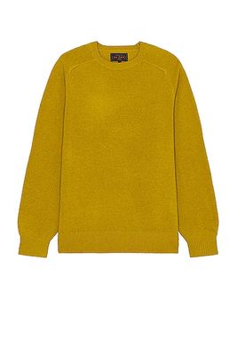 Beams Plus Sweater in Mustard