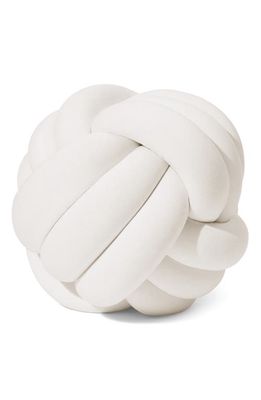 Bearaby Hugget Knot Organic Cotton Accent Pillow in Cloud White 