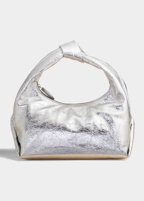 Beatrice Small Metallic Hobo Bag