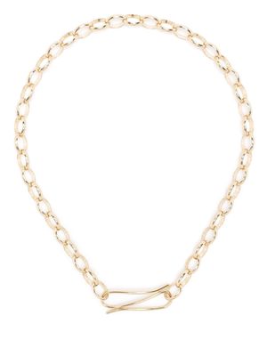 BEATRIZ PALACIOS Oval chain necklace - Gold