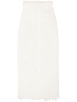 Beaufille Mori tulle midi skirt - Neutrals