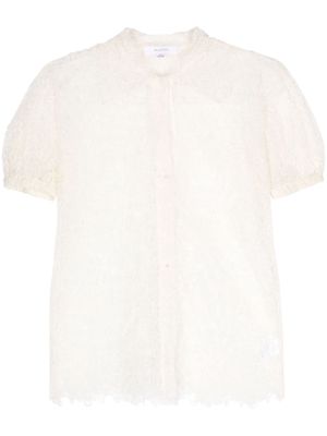 Beaufille Pinta semi-sheer tulle shirt - Neutrals