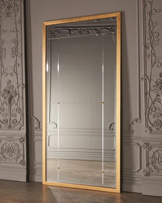 Beaumont Gold Leaf Floor Mirror