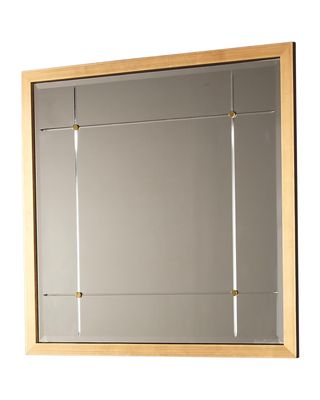 Beaumont Square Gold Leaf Mirror