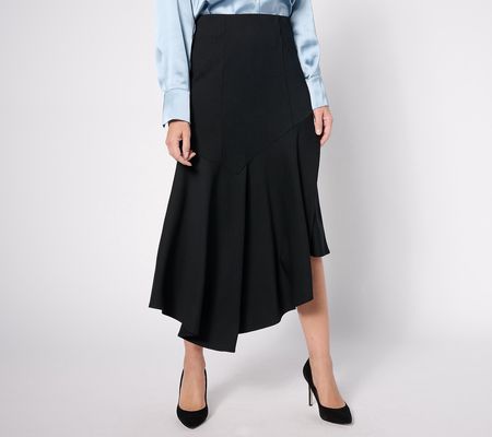 BEAUTIFUL by Lawrence Zarian Petite Silky Ponte Pull-On Skirt