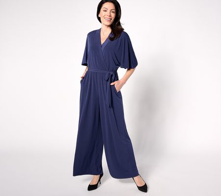 BEAUTIFUL by Lawrence Zarian The Garcelle Reg Belted Jumpsuit