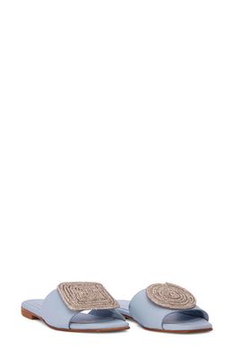 BEAUTIISOLES Adeline Slide Sandal in Sky Blue 