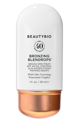 BeautyBio Bronzing Blendrops™ Broad Spectrum SPF 40 Oil Control Sun-Kissed Finish Priming Drops 