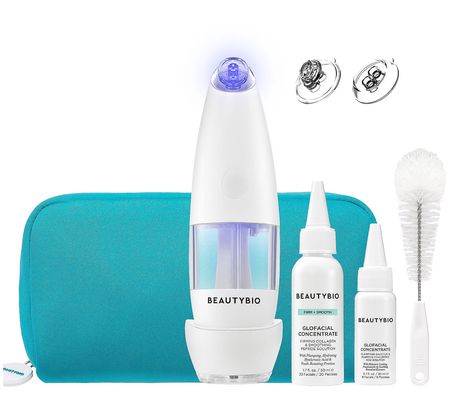 BeautyBio GloFacial Pore Cleansing Tool Set & Travel Bag