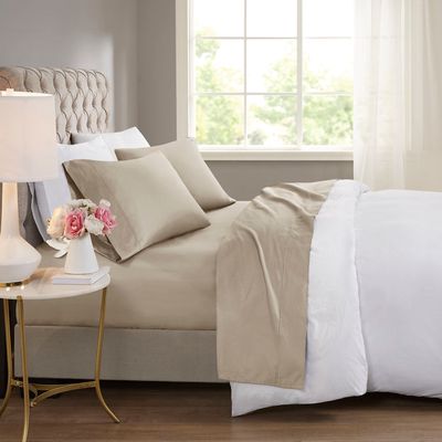 Beautyrest Cooling 600 Thread Count Sheet Set in Khaki California King