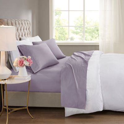 Beautyrest Cooling 600 Thread Count Sheet Set in Purple California King