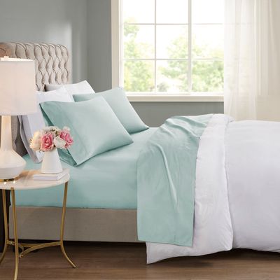 Beautyrest Cooling 600 Thread Count Sheet Set in Seafoam Full