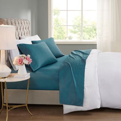 Beautyrest Cooling 600 Thread Count Sheet Set in Teal Full