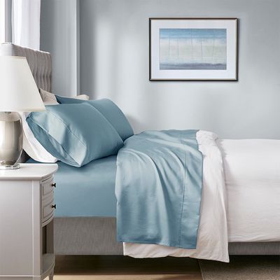 Beautyrest Thermal 1000 Thread Count Sheet Set in Blue King