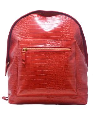 bebe Rena Croco Large Backpack in Candy