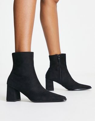Bebo Mollie heeled ankle boots in black