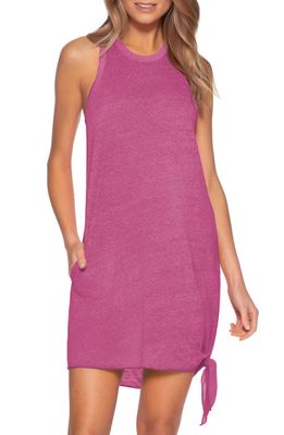 Becca Beach Date Cover-Up Dress in Rose Violet