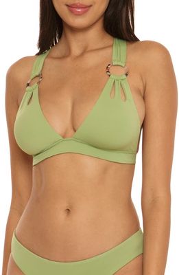 Becca Color Code O-Ring Bikini Top in Sage