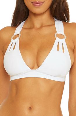 Becca Color Code O-Ring Bikini Top in White