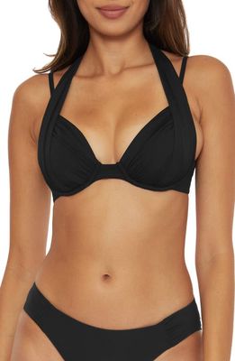 Becca Color Code Underwire Bikini Top in Black