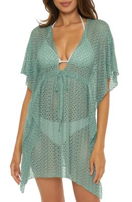 Becca Golden Lace Cover-Up Tunic in Mineral