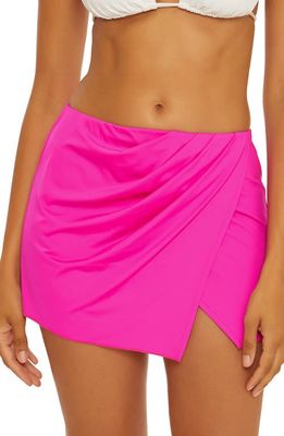 Becca It's a Wrap Cover-Up Skirt in Pink Flambe