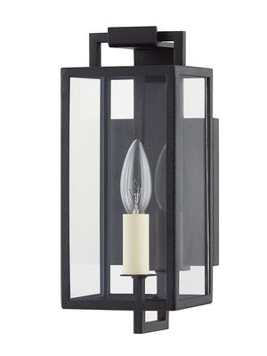 Beckham Single- Light Exterior Wall Sconce - Forged Iron