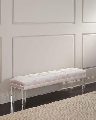 Becky Channel Tufted Bench