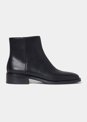 Becky Leather Ankle Booties